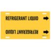 Refrigerant Liquid Strap-On Pipe Markers