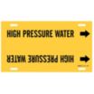 High Pressure Water Strap-On Pipe Markers