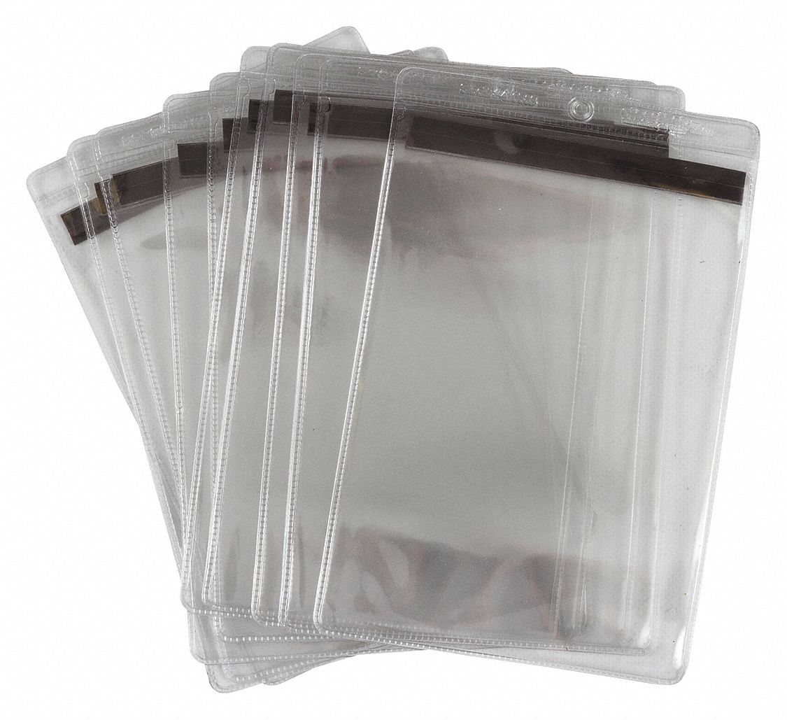 BRADY, 10, PK, Backed Envelope 8CT1581770 Grainger