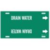Drain Water Strap-On Pipe Markers