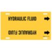 Hydraulic Fluid Strap-On Pipe Markers