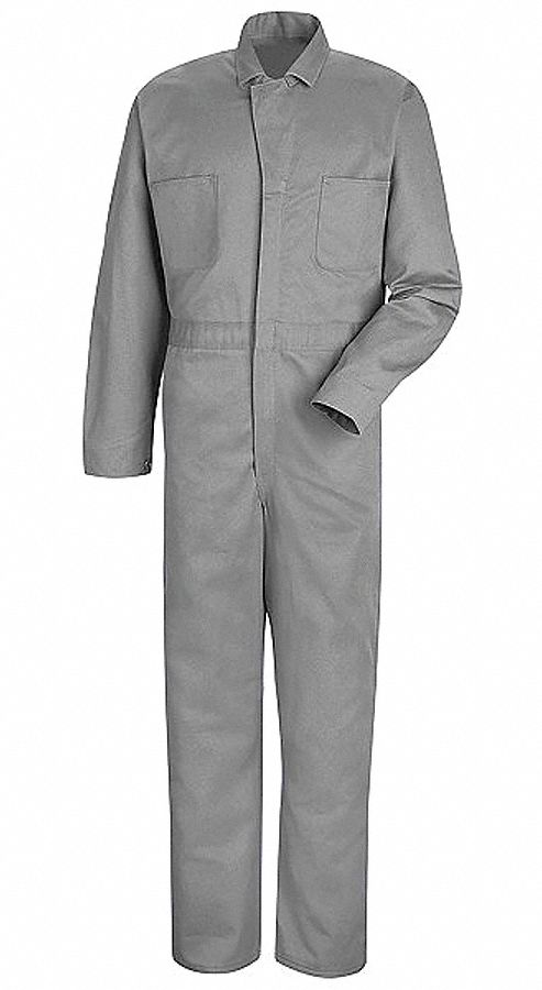 Coverall, Chest 40In., Fisher Herringbone