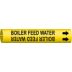 Boiler Feed Water Snap-On Pipe Markers