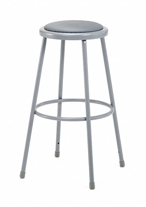 ROUND STOOL,NO BACKREST,30 IN.