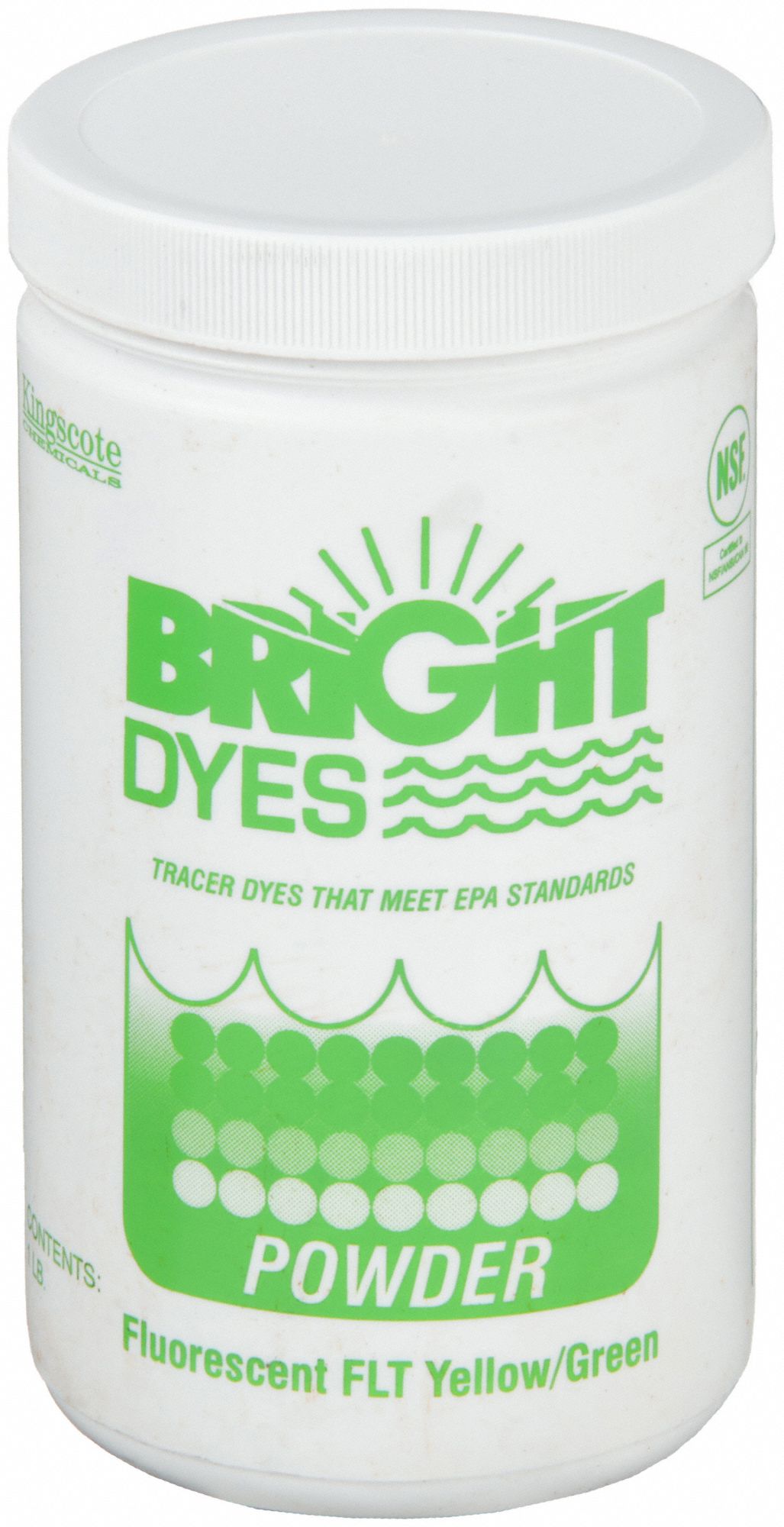 Bright Dyes Fluorescent FLT Yellow/Green Dye Powder - The Drainage Source
