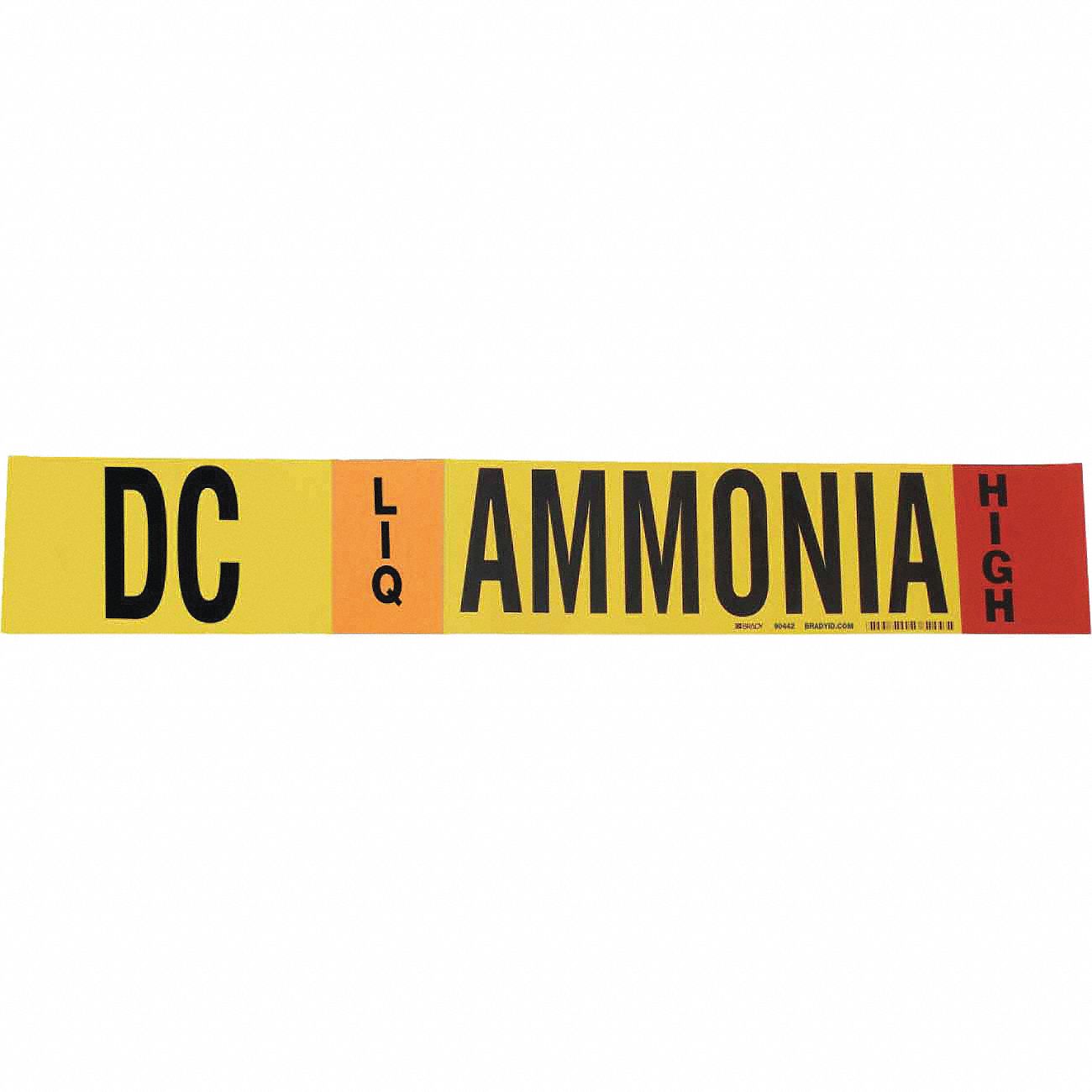 DC, LIQ, Pipe Marker 8CVP290442 Grainger