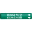 Service Water Snap-On Pipe Markers
