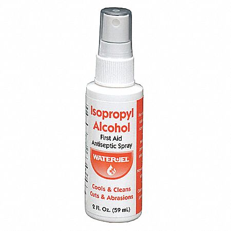Topical Antiseptic Spray: Spray, Isopropyl Alcohol, 2 oz Size