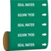 Seal Water Adhesive Pipe Markers on a Roll