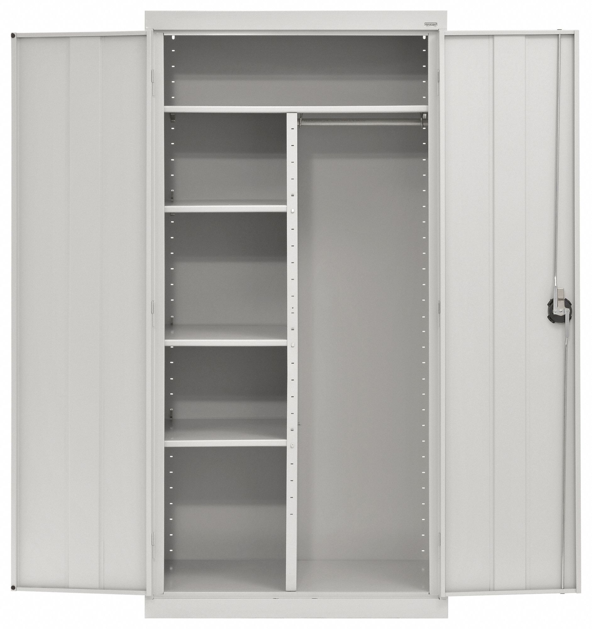 Sandusky Commercial Storage Cabinet Light Gray 72 H X 46 W X