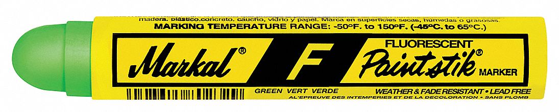 F2784 MRK CRAYON FLUOR GRN PAINTSTIK PK12