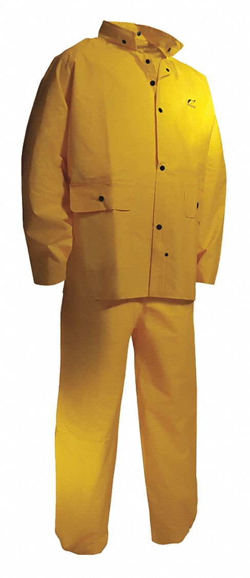 FR 2 PIECE RAIN SUIT,YELLOW,XL