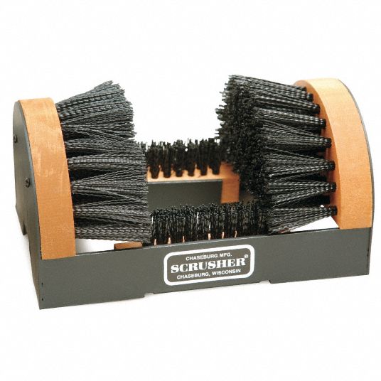 9 in L x 6 in W x 5 in H Footwear Boot Brush 8DAX6 H1 Grainger