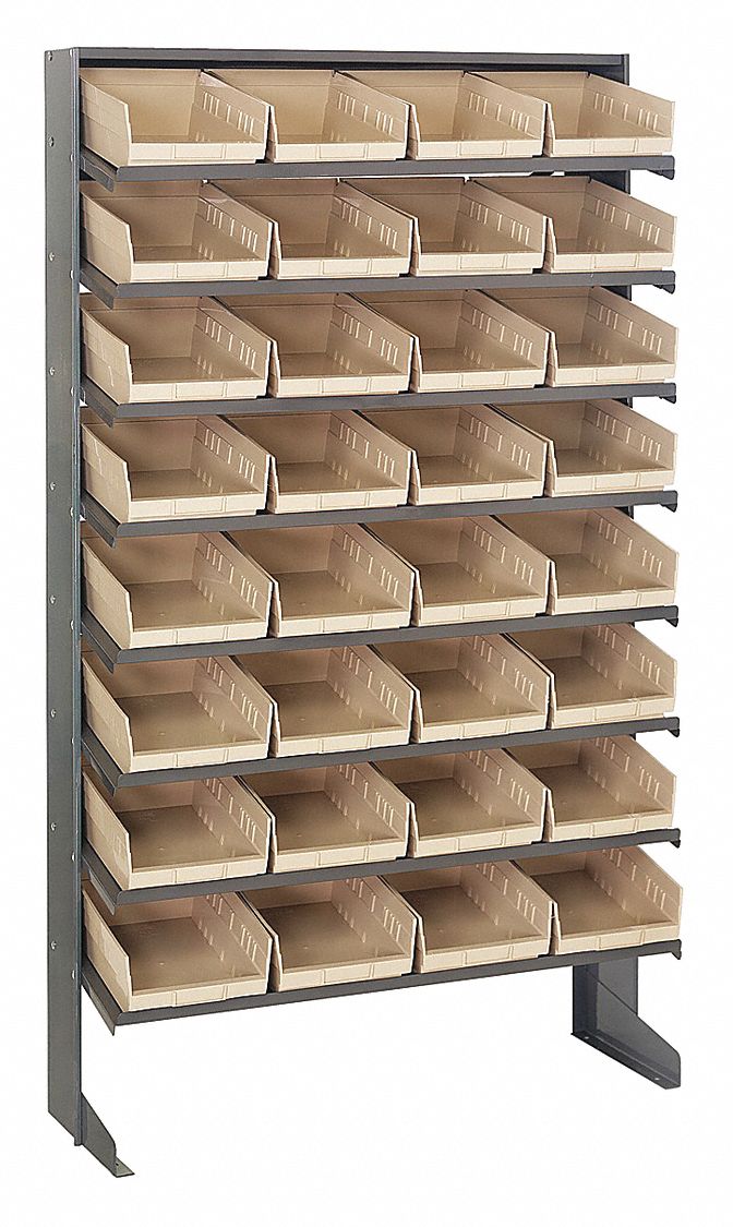 QUANTUM STORAGE SYSTEMS, 36 in x 12 in x 60 in, 1 Sided, Pick Rack