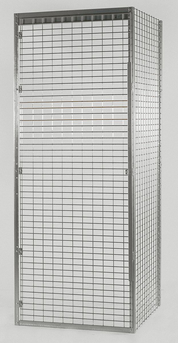 Bulk Storage Locker Add-On: 48 in x 49 in x 93 in, 1 Tiers, 1 Units Wide, Padlock Hasp
