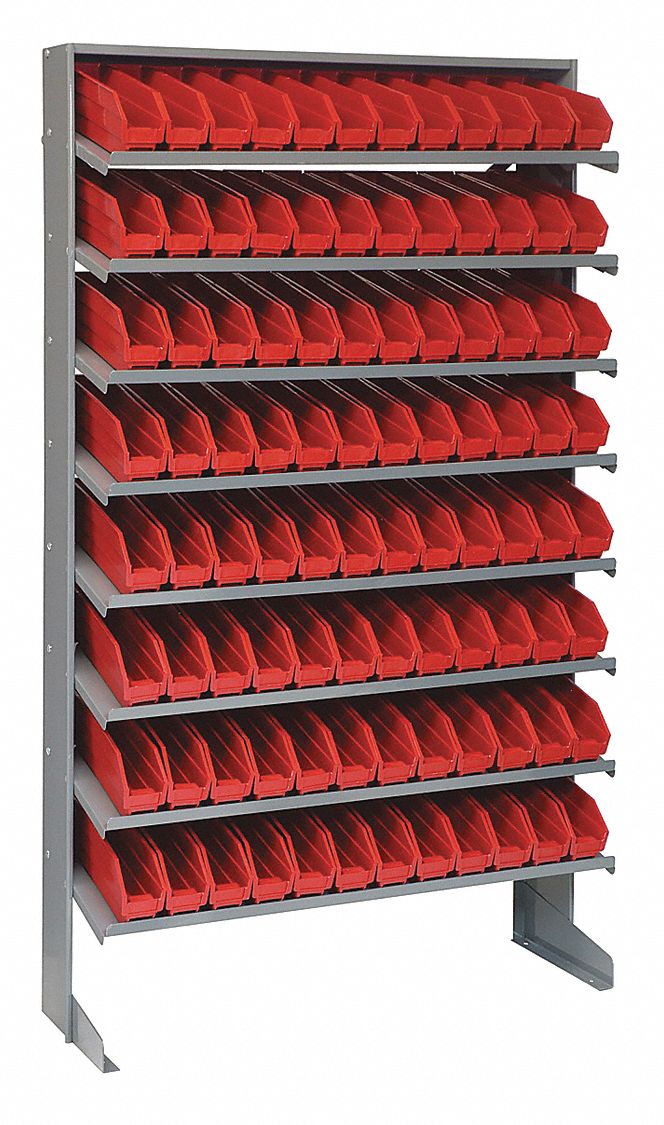 QUANTUM STORAGE SYSTEMS, 36 in x 12 in x 60 in, 1 Sided, Pick Rack ...