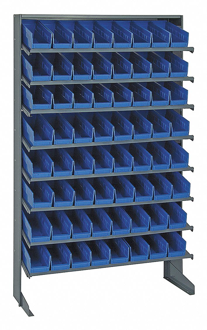 QUANTUM STORAGE SYSTEMS, 36 in x 12 in x 60 in, 1 Sided, Pick Rack