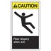 Caution: Floor Slippery When Wet. Signs