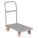 GENERAL PURPOSE STEEL-DECK PLATFORM TRUCK, 1,200 LB LOAD CAPACITY, 2 RIGID/2 SWIVEL