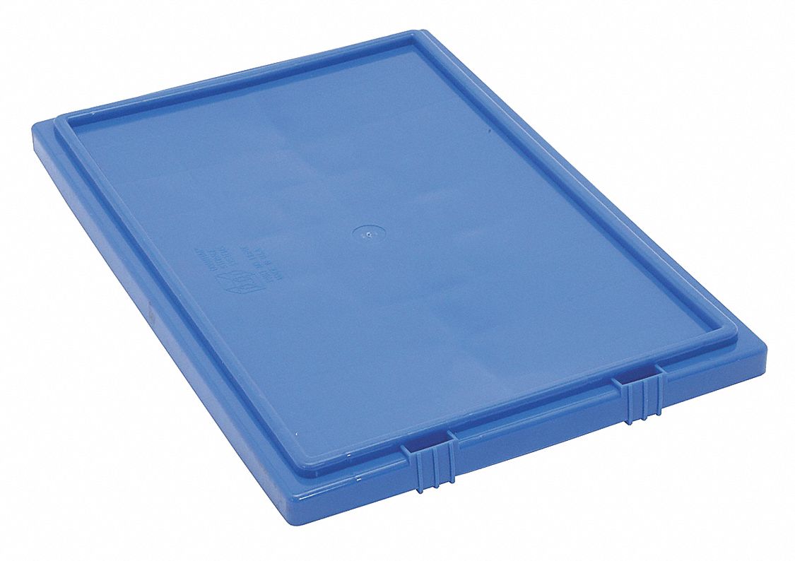 TOTE BOX LID, 17⅞ IN X 12⅜ IN, BLUE