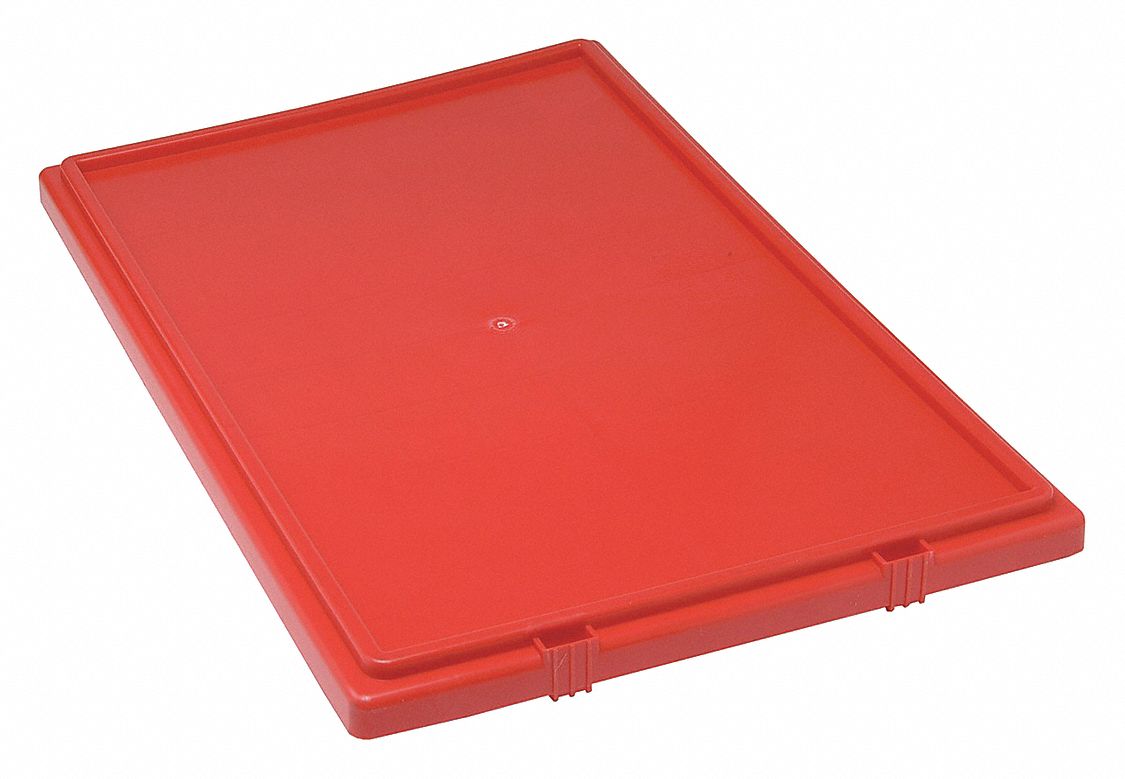 TOTE BOX LID, 29½ IN X 19½ IN, RED