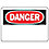 Danger Sign,7 x 10In,R and BK/WHT,AL,BLK