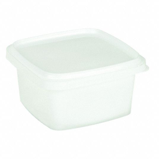 32 oz Labware Capacity - English, Polypropylene, Sample Container -  8DG82