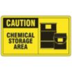 Caution: Chemical Storage Area Signs