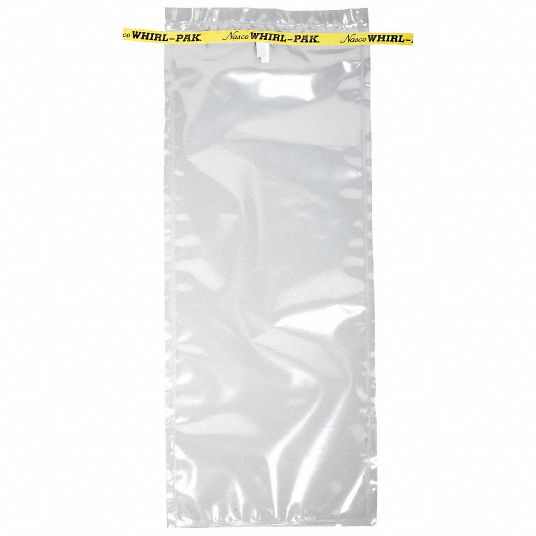 NASCO, 42 oz Capacity, 15 in Lg, Sampling Bag 8DJ92B01027WA Grainger