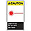 Caution Radiation Sign,10 x 7In,AL,ENG
