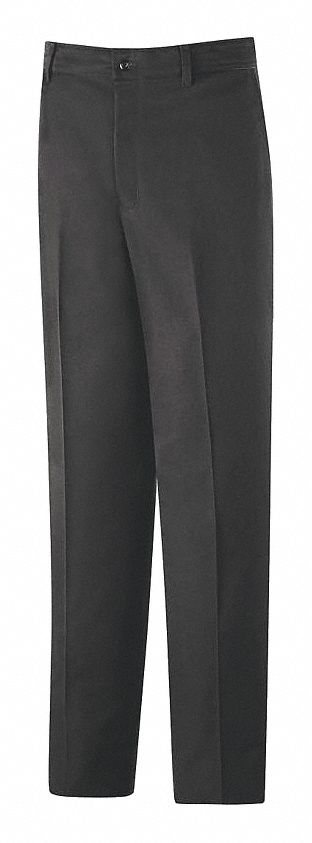 Industrial Work Pants: Men's, Industrial Pants, ( 29 in x 32 in ), Charcoal, Buttons, Zipper