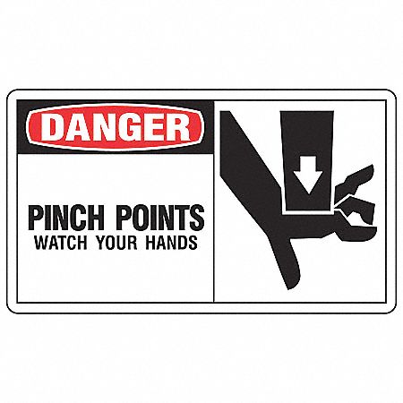 Danger Sign,7 x 10In,R and BK/WHT,AL,ENG