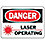 Danger Radiation Sign,7 x 10In,AL,ENG