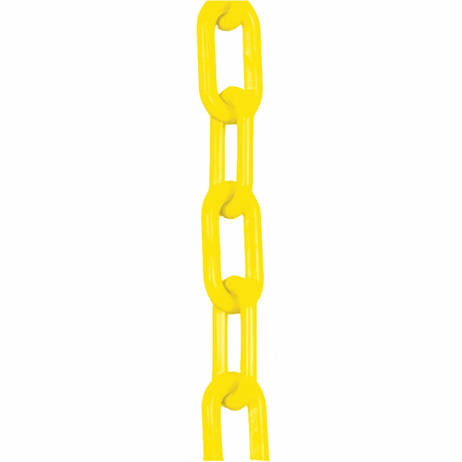 CHAINE PLASTIQUE,EXT/INT,3 PO,JAUNE