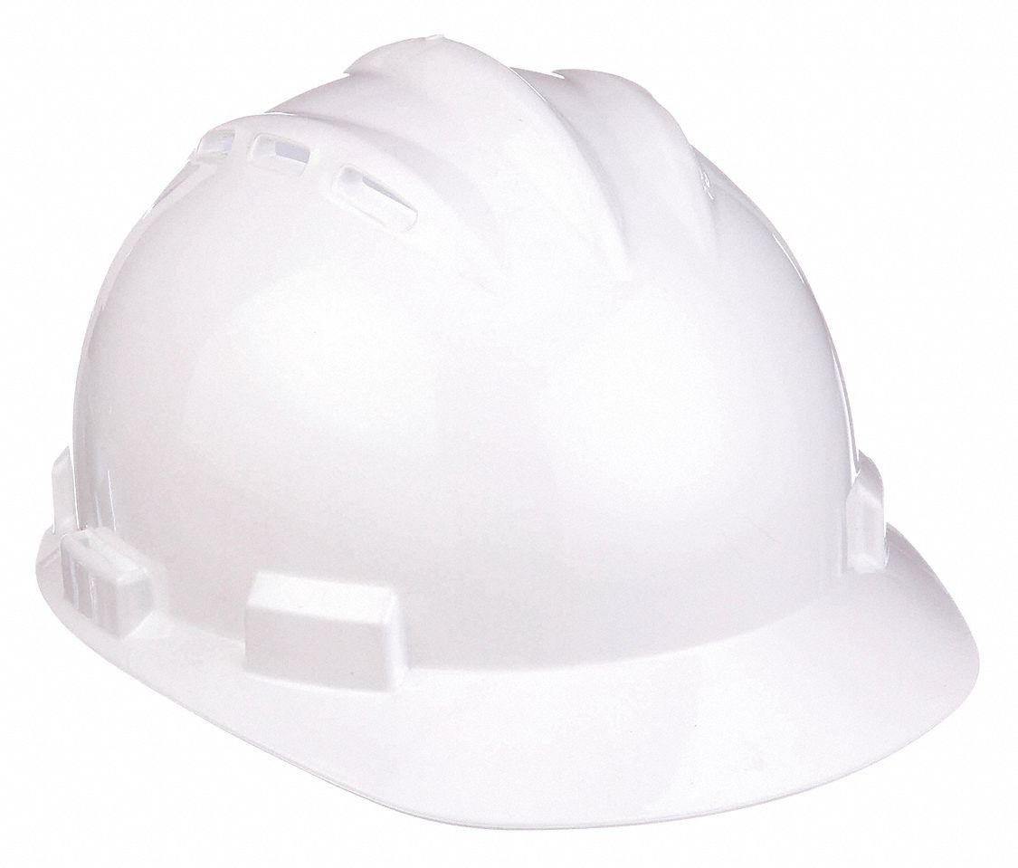 White, No Graphics, Hard Hat - 8DMC1|62WHP - Grainger