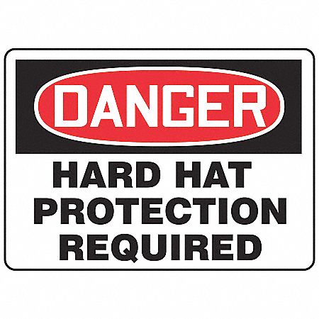 ACCUFORM SIGNS Danger Sign,10 x 14In,R and BK/WHT,ENG   Danger Signs   8U753|MPPE117VS