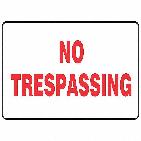 ADMITTANCE SIGN, ALUMINUM, NO HEADER, 10 IN WIDTH, 7 IN HEIGHT, ENGLISH