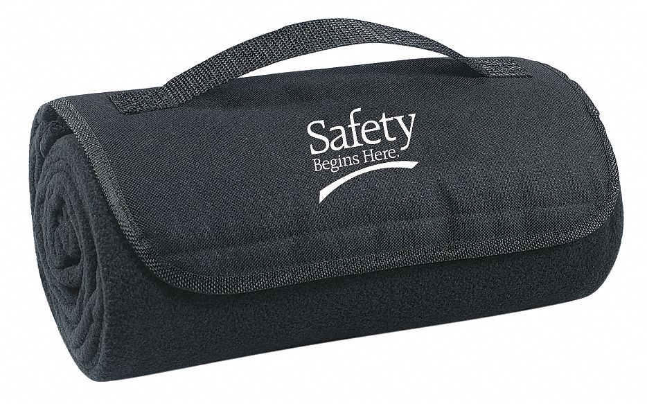 8DPM3 - Blanket Safety Begins Here 48x53in Black