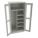 STORAGE CABINET, 36 IN X 24 IN X 78 IN, 5 SHELVES, SWING HANDLE/KEYED, 22 GA PANEL, ADJUSTABLE