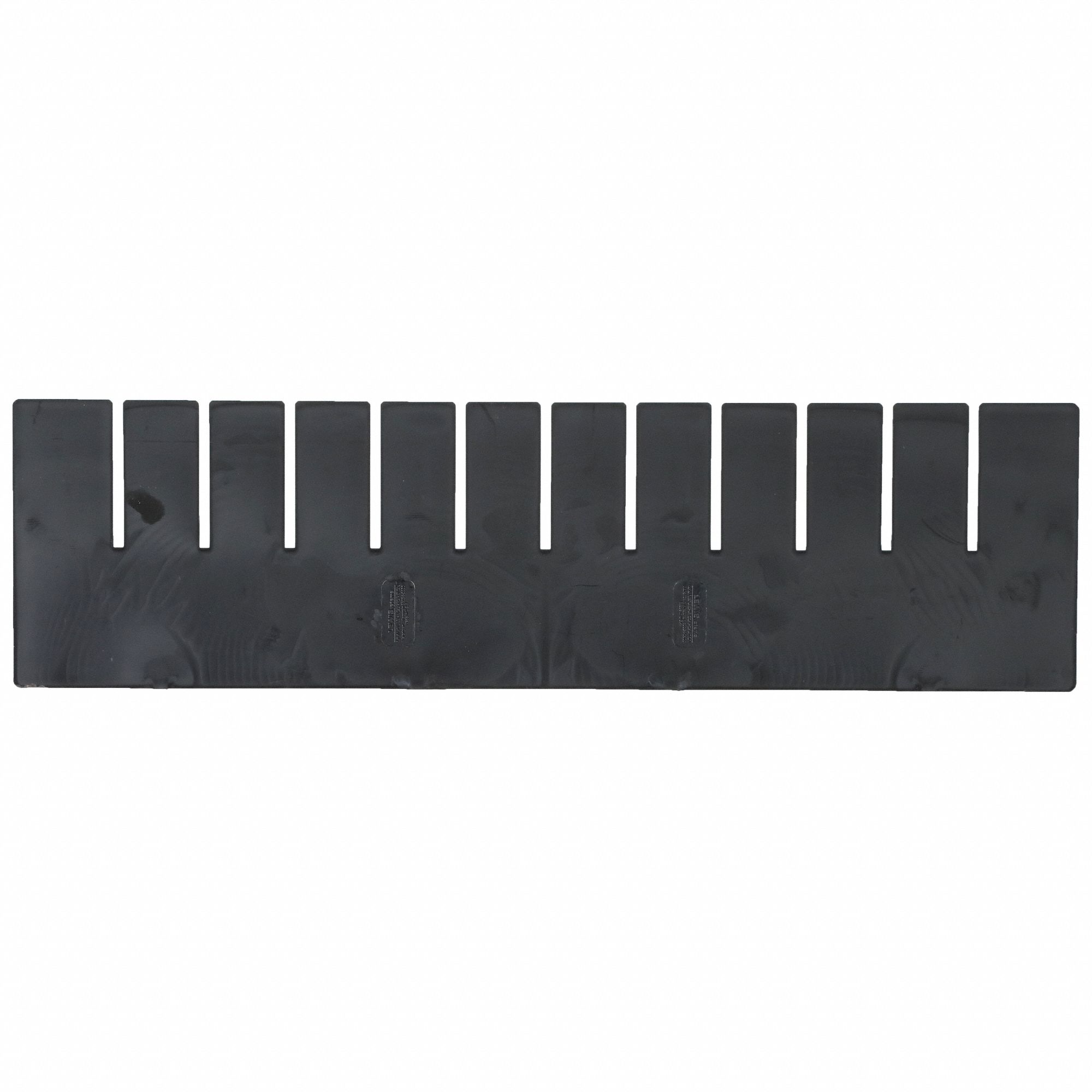 BIN DIVIDER,BLACK,15-9/16IN.X4-1/4IN.