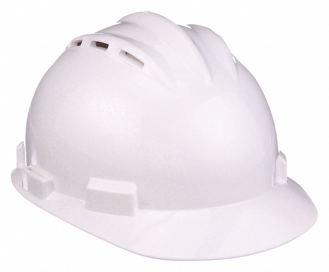 White, No Graphics, Hard Hat - 8DR35|62WHR - Grainger