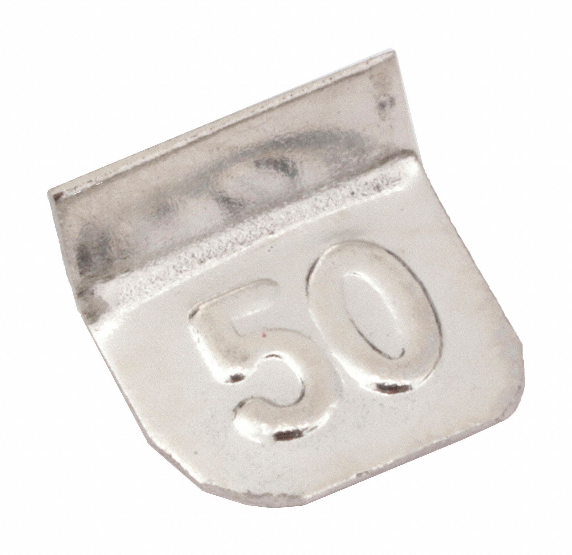 Calibration Weight: 50 mg Nominal Mass, 2, Statement of Accuracy, Vial