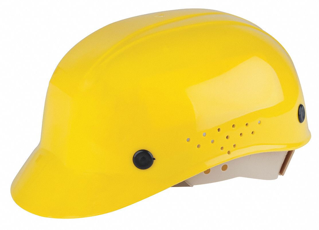 E3813 Bump Cap Front Brim Pinlock Yellow