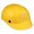 BUMP CAP, HDPE, 4-POINT PINLOCK SUSPENSION, FRONT BRIM, YELLOW, SIZE 6½ TO 8