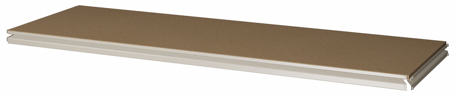 SHELF, 72 IN X 18 IN, 500 LB LOAD CAPACITY, PARTICLEBOARD, SAND