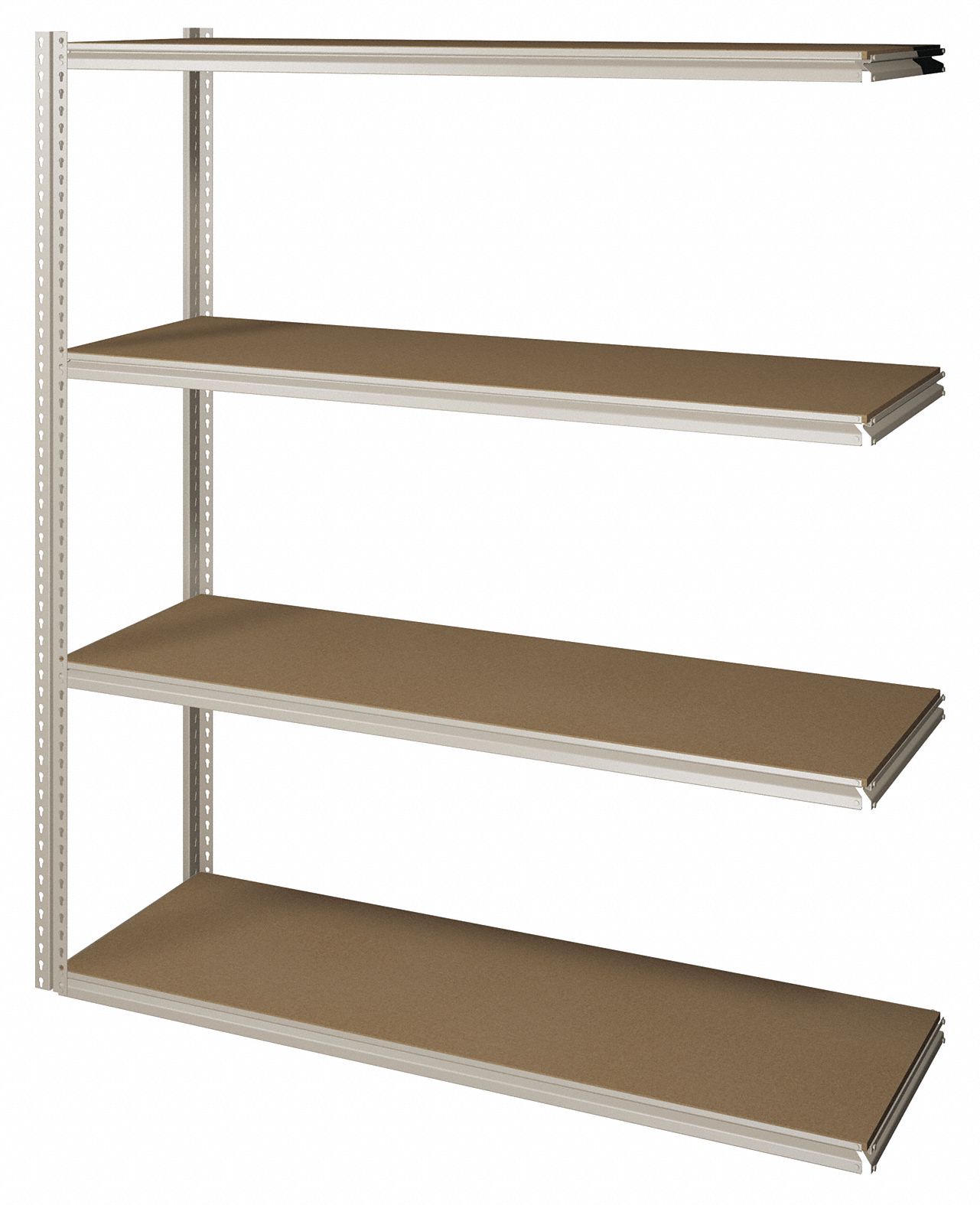 TENNSCO, AddOn, MediumDuty, Boltless Shelving 8DRH1ZV76018A4D SAND Grainger
