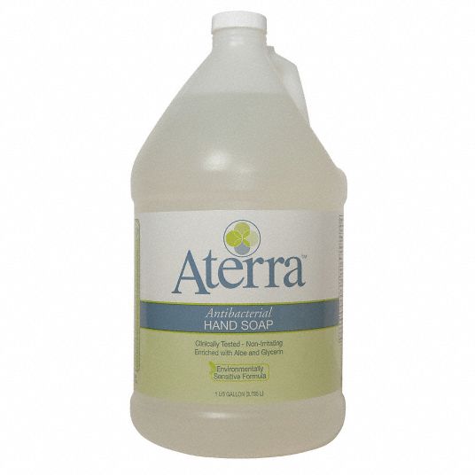 ATERRA Fresh, Liquid, Hand Soap, 1 gal, Jug, Universal 8DRL212079