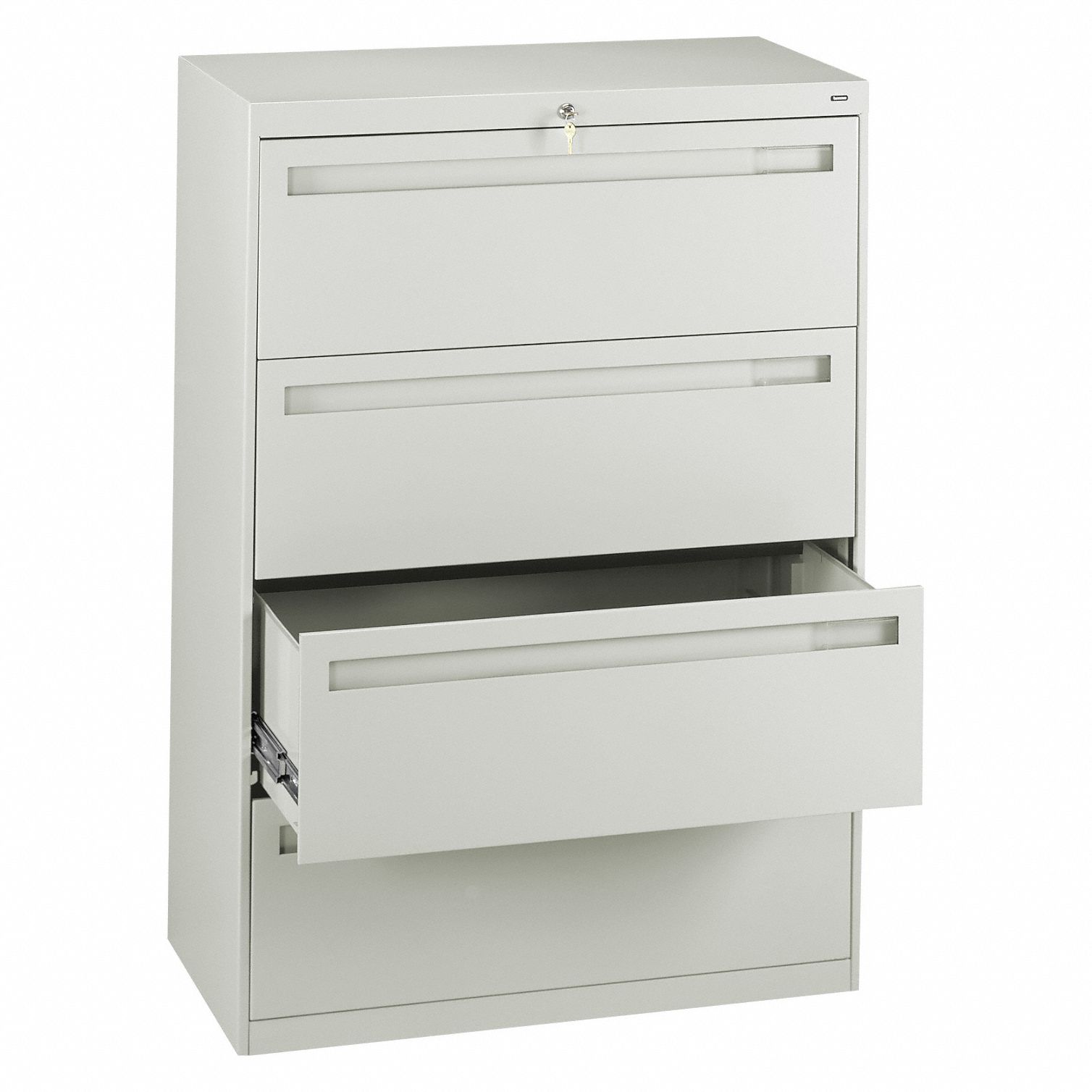 TENNSCO, Light Gray, 4 Drawers, Lateral File 8DTT3LPL3648L40