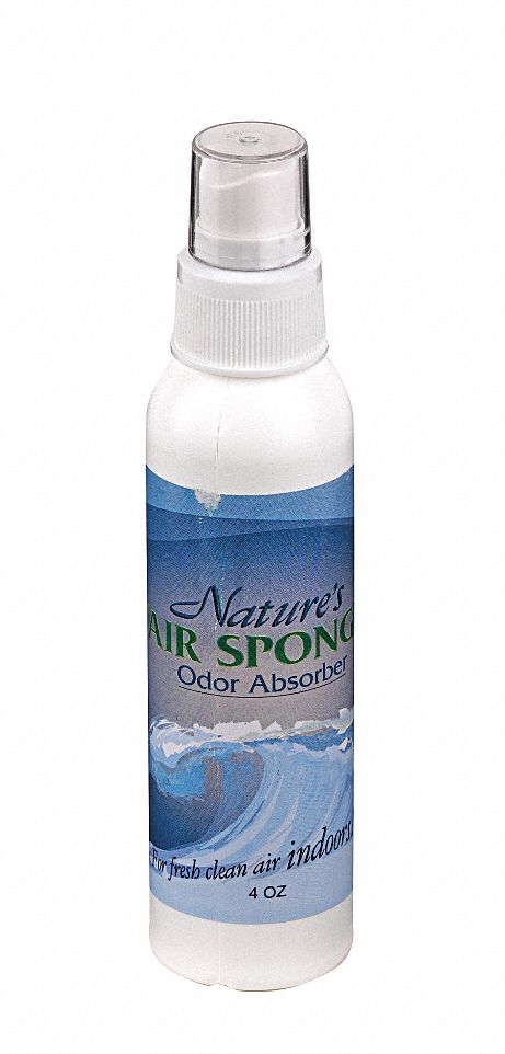 Odor Eliminator: Trigger Spray Bottle, 4 oz Container Size, Liquid, Ready to Use