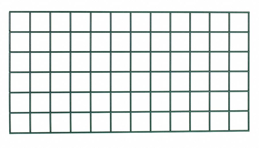 WALL GRID,GREEN,30 IN H,36 IN W,STEEL